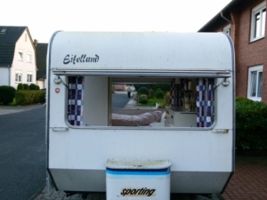 Caravan Eiffelland doorkijkje